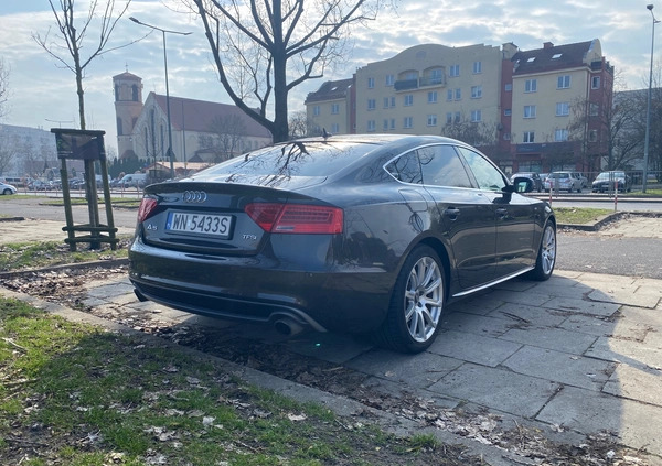 Audi A5 cena 57900 przebieg: 219000, rok produkcji 2013 z Warszawa małe 704